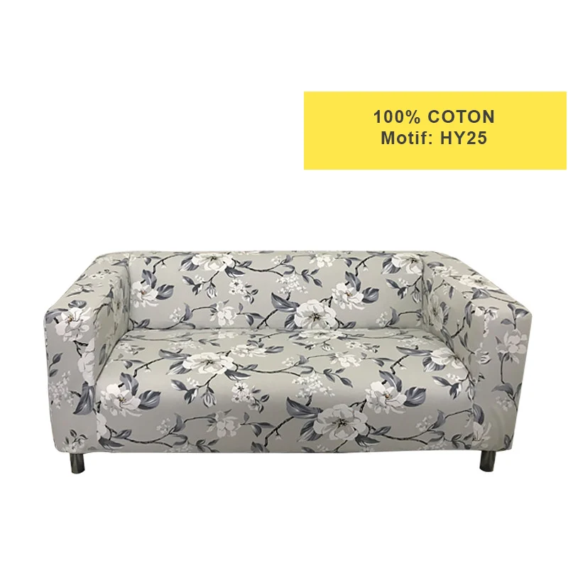 Housse pour canapé IKEA KLIPPAN motifs imprimés 100% coton