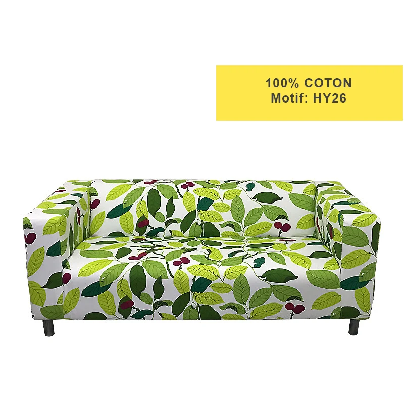Housse pour canapé IKEA KLIPPAN motifs imprimés 100% coton