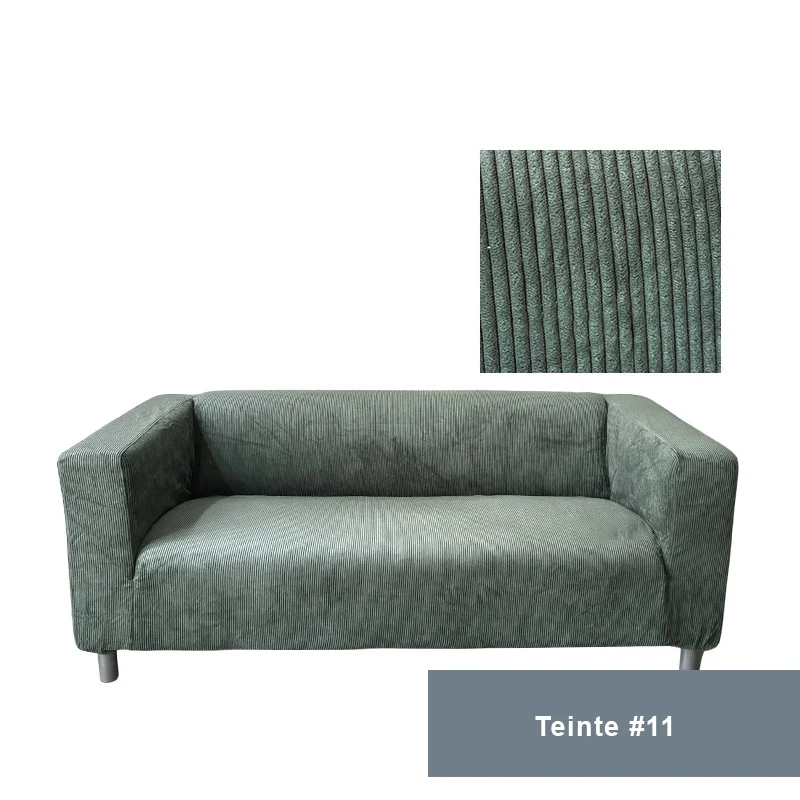 Housse pour canapé IKEA KLIPPAN velours côtelé