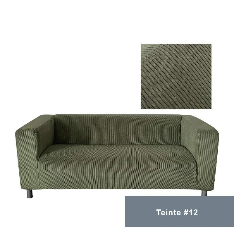 Housse pour canapé IKEA KLIPPAN velours côtelé