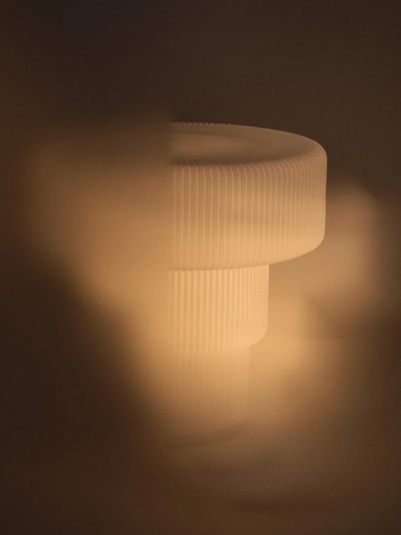 Ripple Table Lamp - White