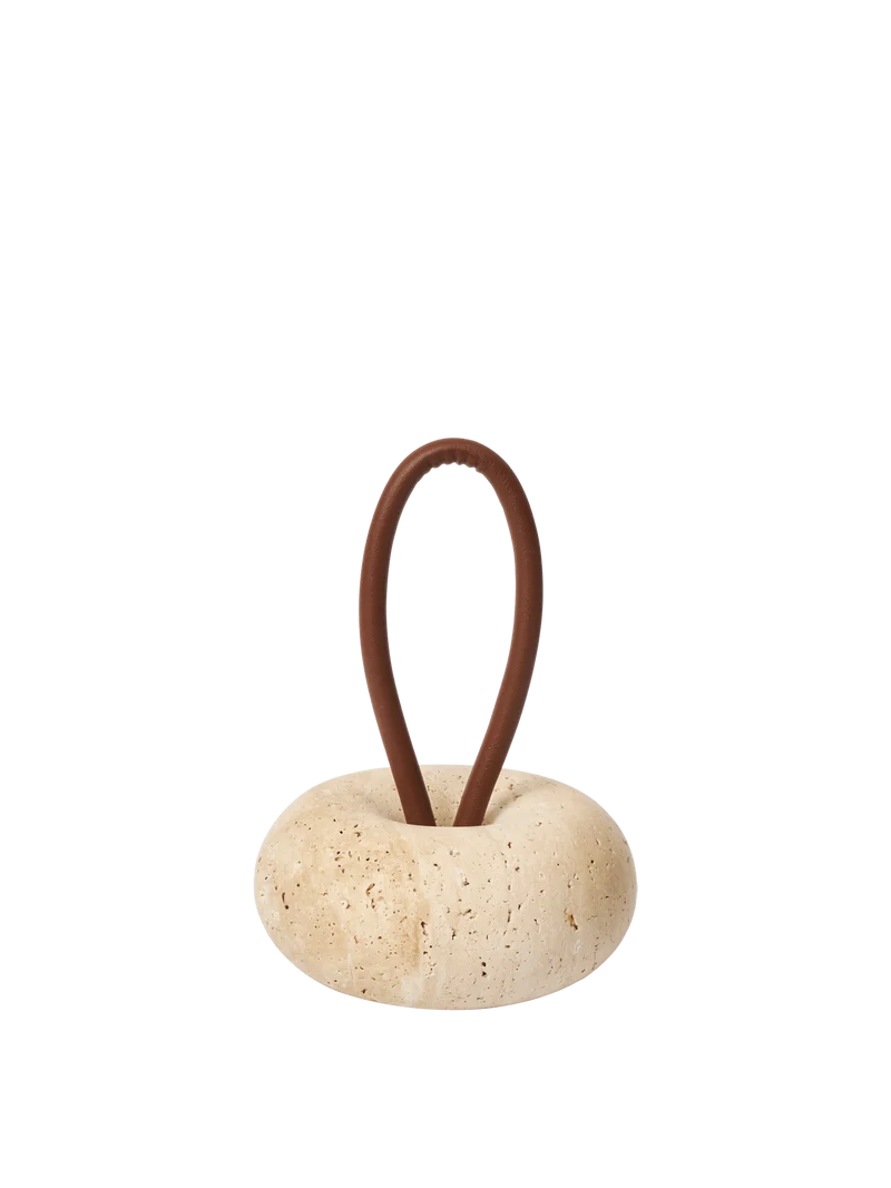 Wa Door Stopper - Travertine