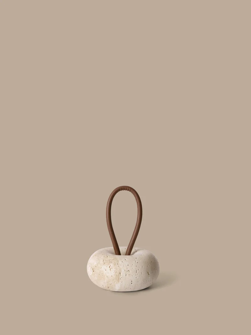 Wa Door Stopper - Travertine
