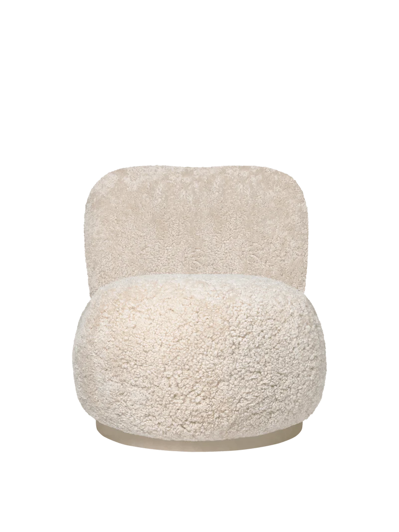 Rico Piccolo Lounge Chair - Sheepskin - Moonlight