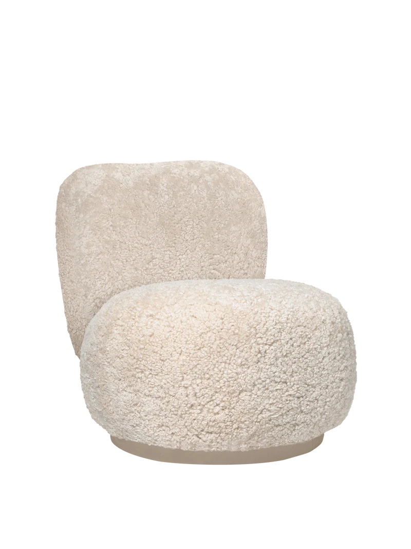 Rico Piccolo Lounge Chair - Sheepskin - Moonlight
