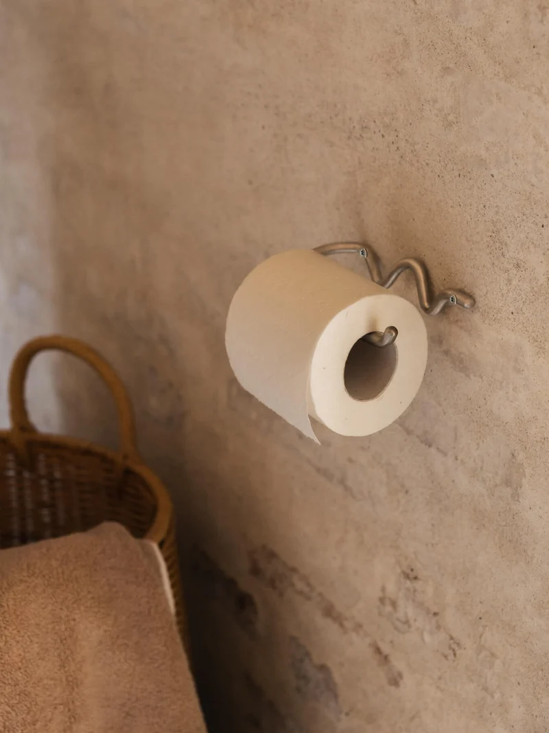 Curvature Toilet Paper Holder - Stainless Steel