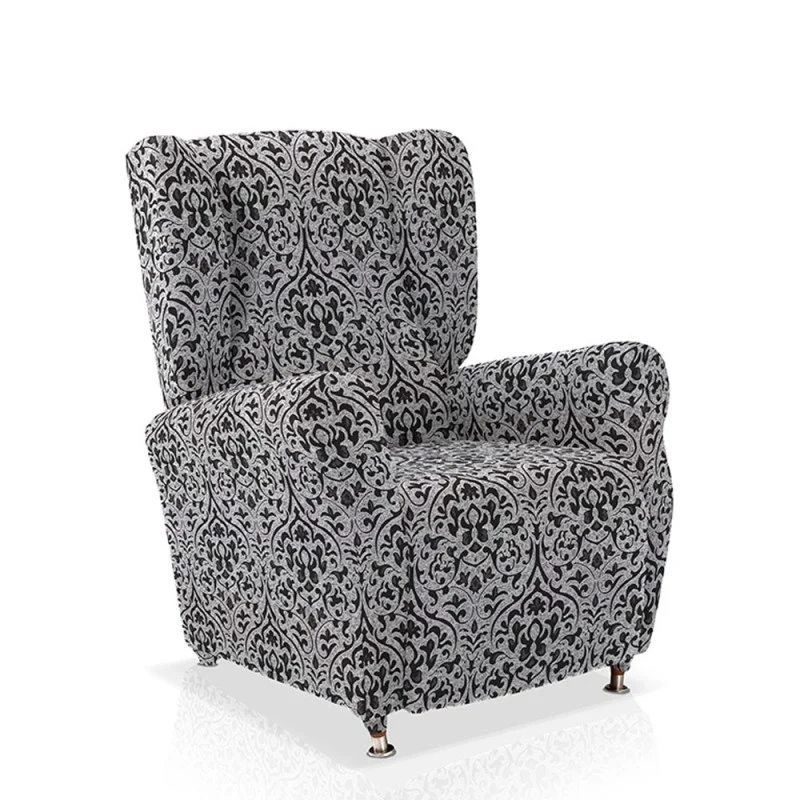 Housse Élastique Fauteuil Oreilles Silver