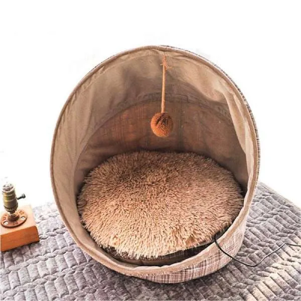 Coussin chat chauffant