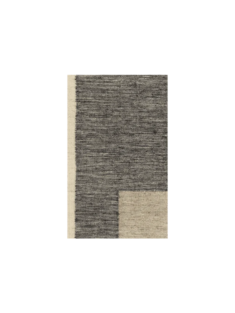 Rug Sample - Counter - Charcoal/Off-white