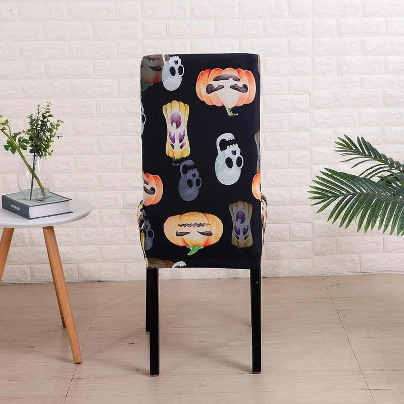 Housse de Chaise Citrouille et Fantôme