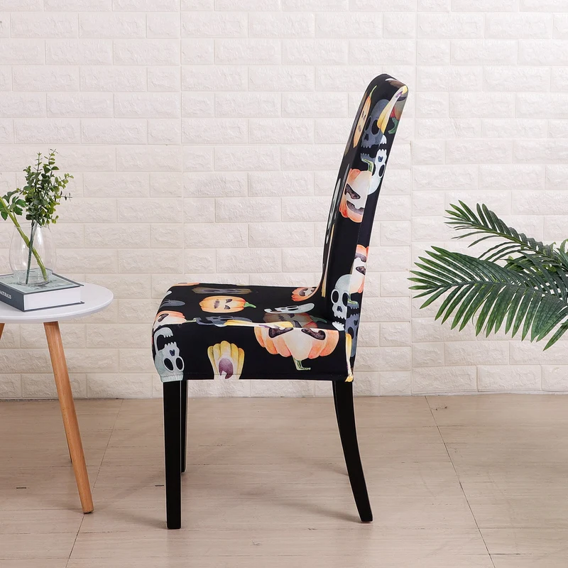 Housse de Chaise Citrouille et Fantôme