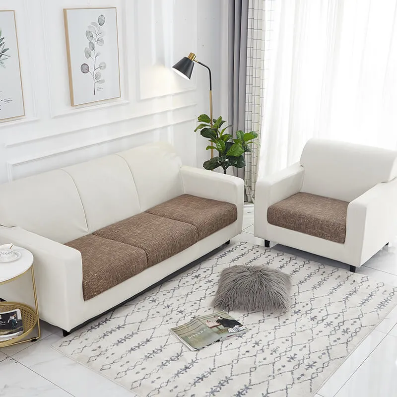 Housse Marron Industriel pour Coussin d'Assise de Canapé