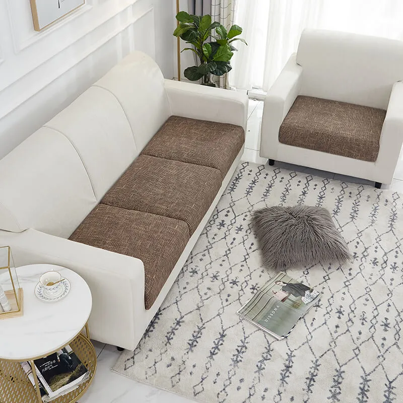 Housse Marron Industriel pour Coussin d'Assise de Canapé