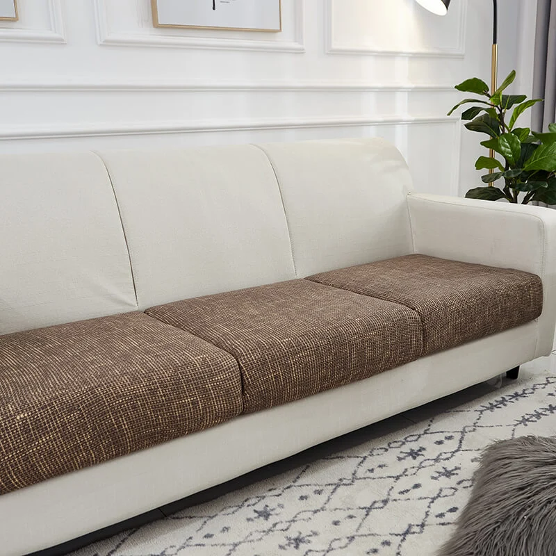 Housse Marron Industriel pour Coussin d'Assise de Canapé