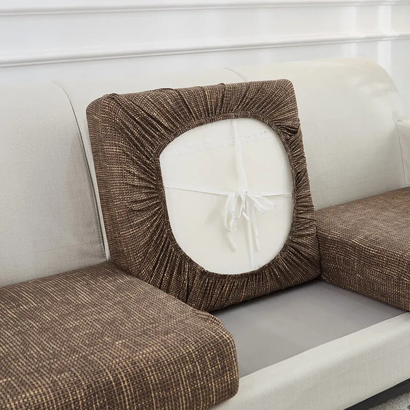 Housse Marron Industriel pour Coussin d'Assise de Canapé
