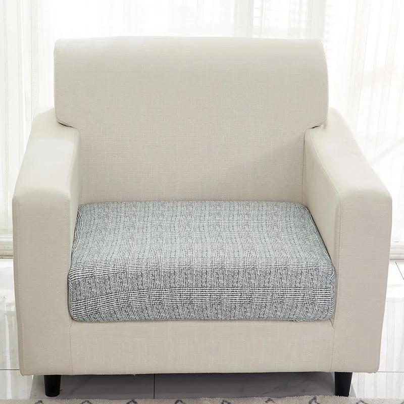 Housse Gris Industriel pour Coussin d'Assise de Canapé
