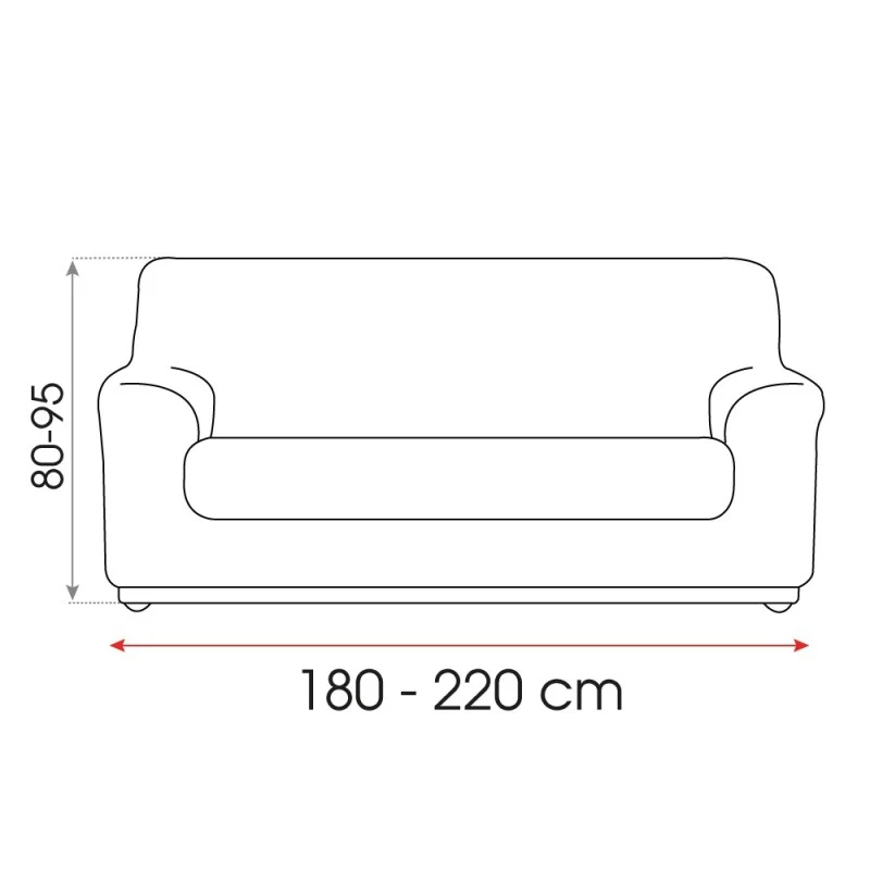 Housse Élastique Canapé Duplex Monzón