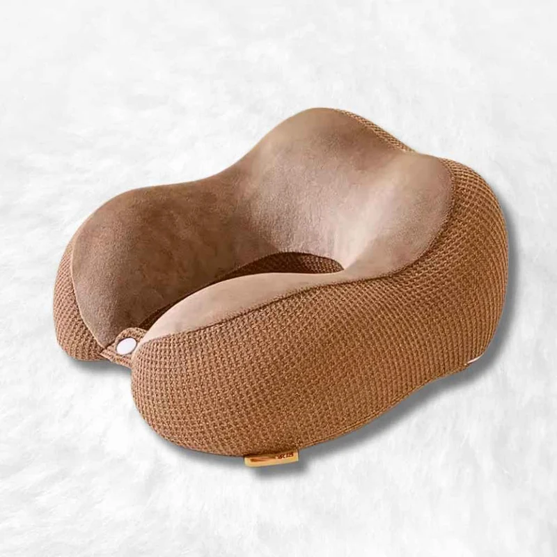 Coussin de Voyage Voiture marron !