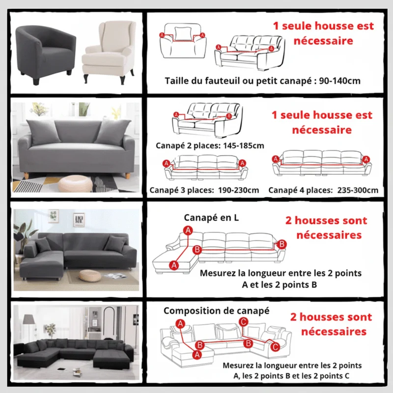 Plaid Canapé Rayé - Protection Élégante et Décoration Moderne pour Salon