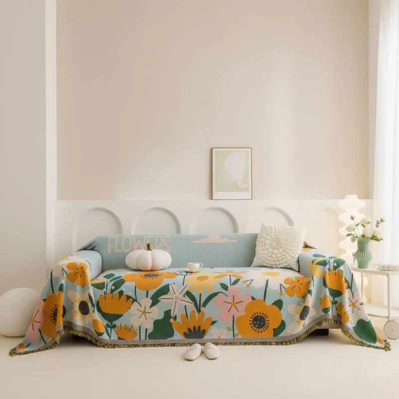 Plaid pour Canapé en Jacquard – 350 g/m²