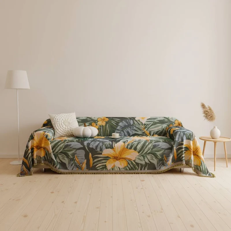 Plaid pour Canapé en Jacquard – 350 g/m²