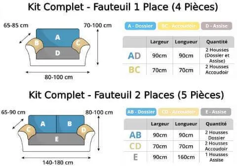 Housse de Canapé Ultra Douce en Fausse Fourrure - Marron