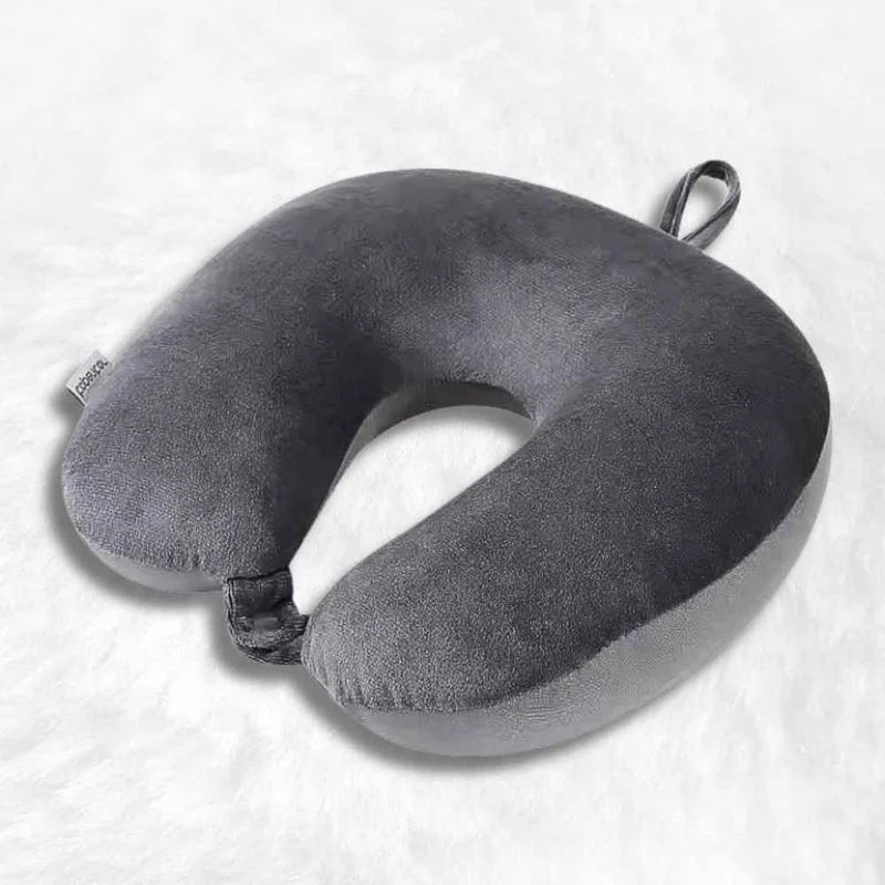 Coussin Avion Nuque gris foncé !