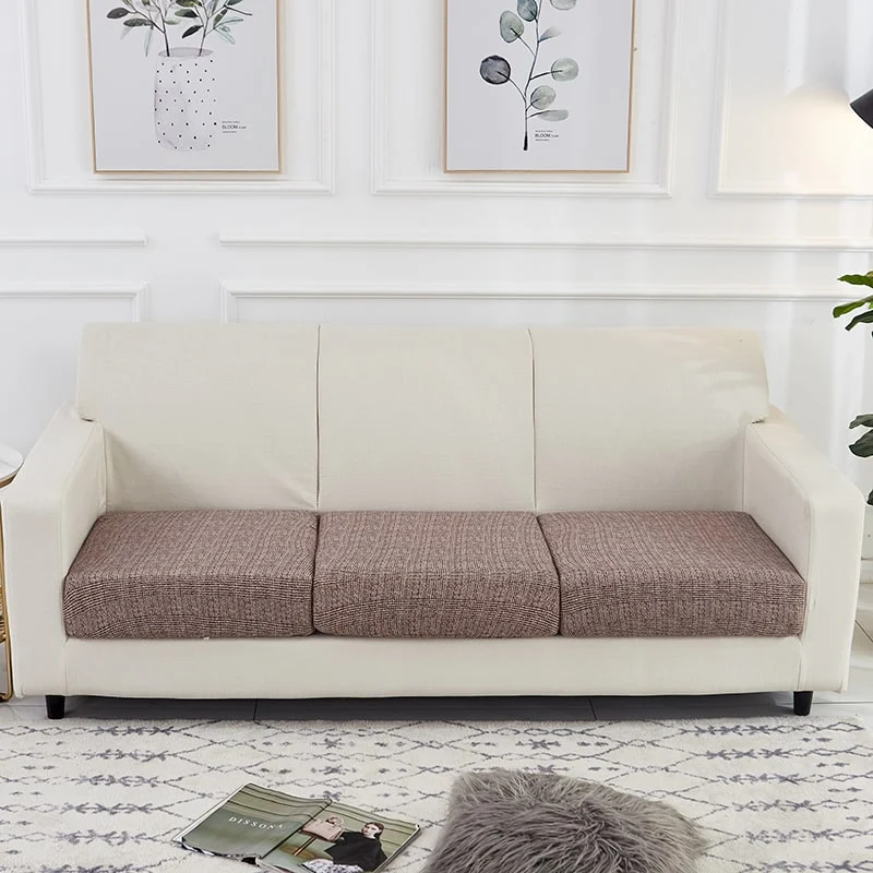Housse Brun Industriel pour Coussin d'Assise de Canapé