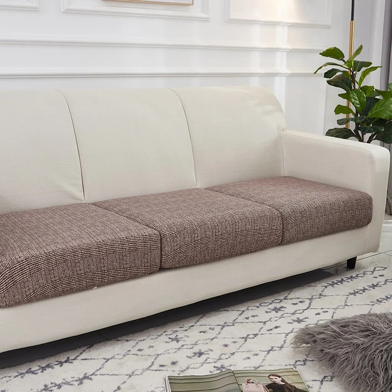 Housse Brun Industriel pour Coussin d'Assise de Canapé