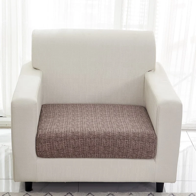 Housse Brun Industriel pour Coussin d'Assise de Canapé