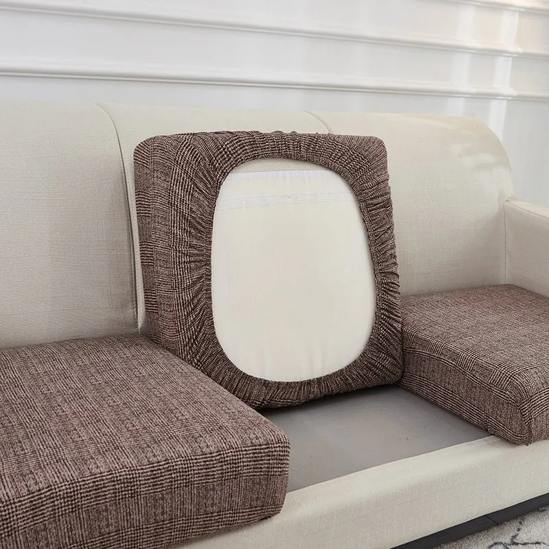 Housse Brun Industriel pour Coussin d'Assise de Canapé