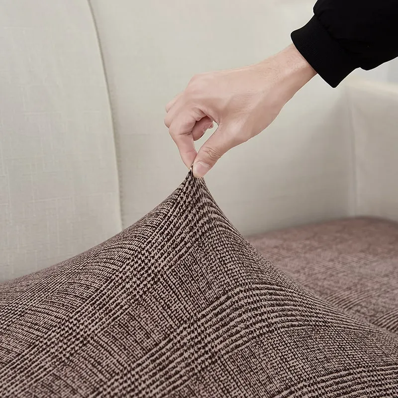 Housse Brun Industriel pour Coussin d'Assise de Canapé