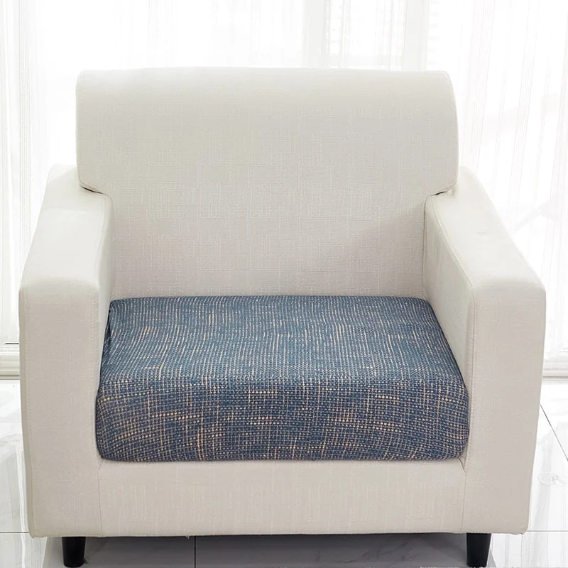 Housse Bleu Industriel pour Coussin d'Assise de Canapé
