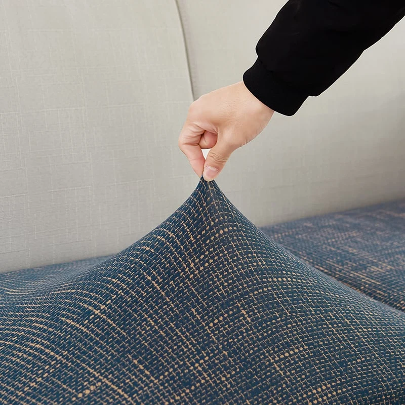 Housse Bleu Industriel pour Coussin d'Assise de Canapé