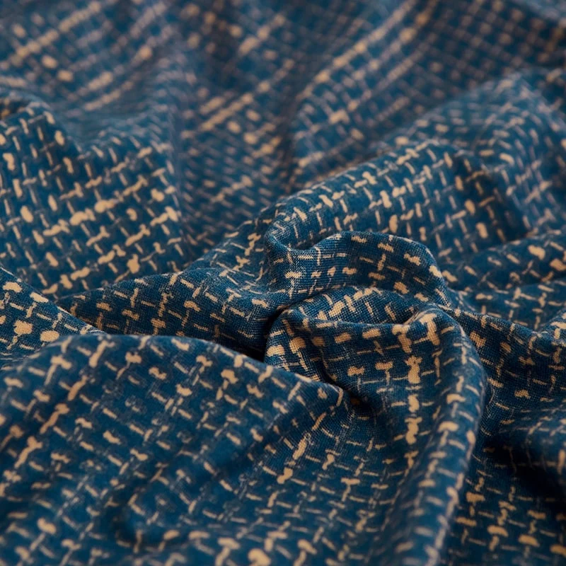 Housse Bleu Industriel pour Coussin d'Assise de Canapé
