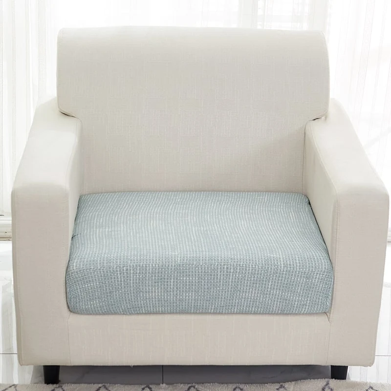 Housse Bleu clair Industriel pour Coussin d'Assise de Canapé