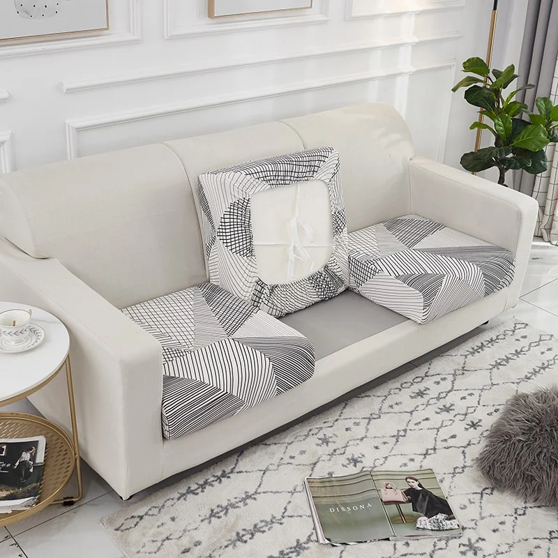 Housse Triangle Scandinave pour Coussin d'Assise de Canapé