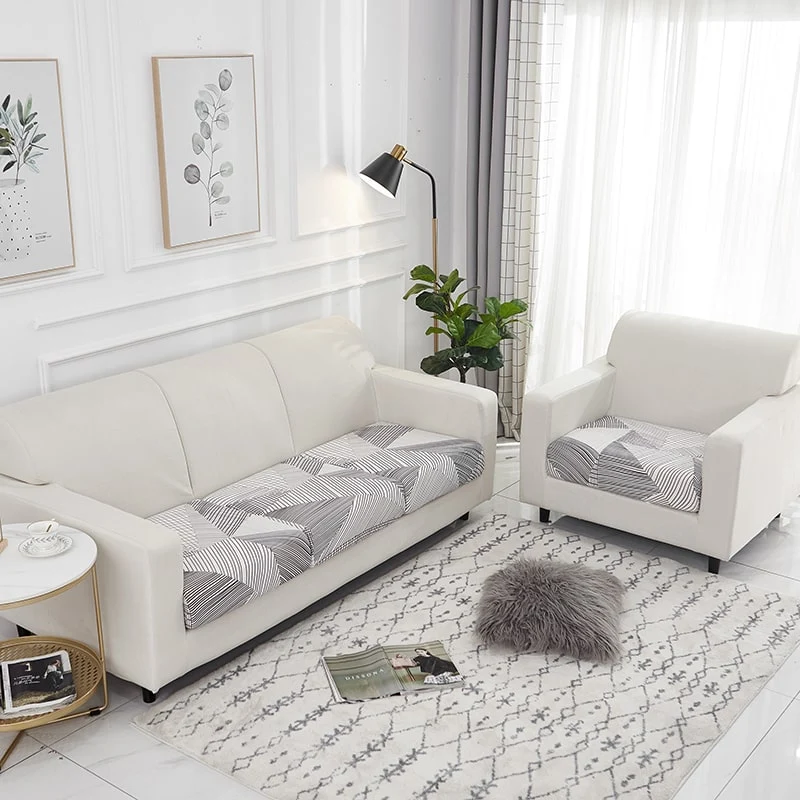 Housse Triangle Scandinave pour Coussin d'Assise de Canapé