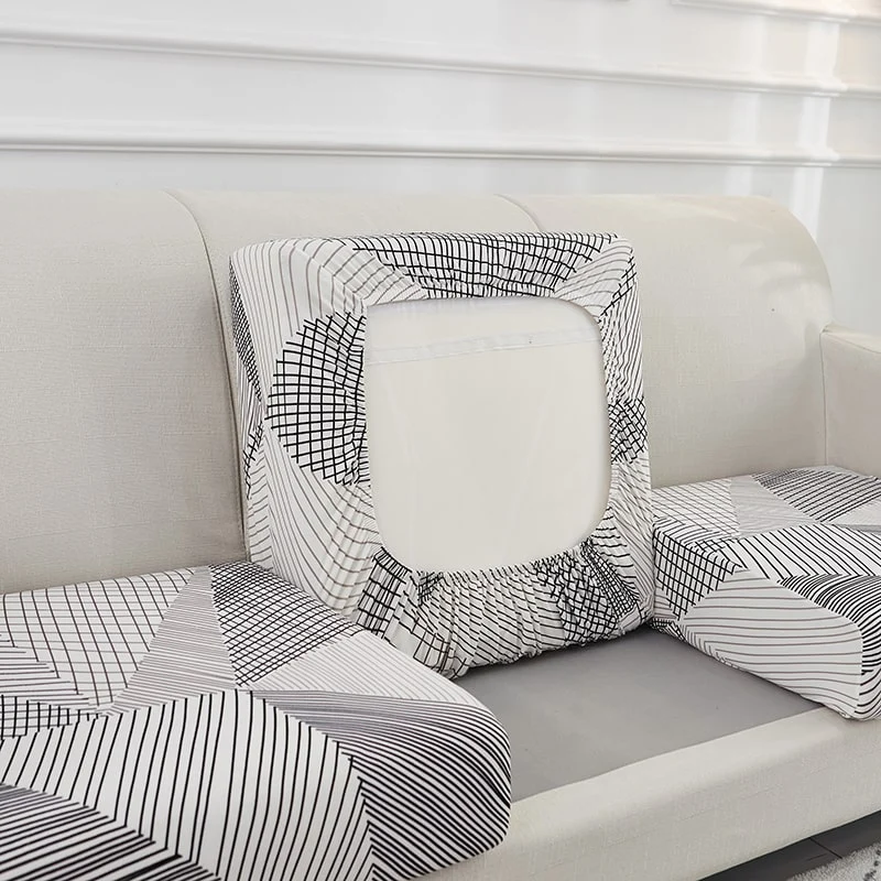 Housse Triangle Scandinave pour Coussin d'Assise de Canapé