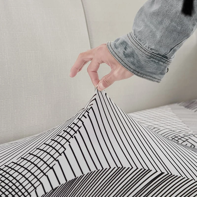 Housse Triangle Scandinave pour Coussin d'Assise de Canapé