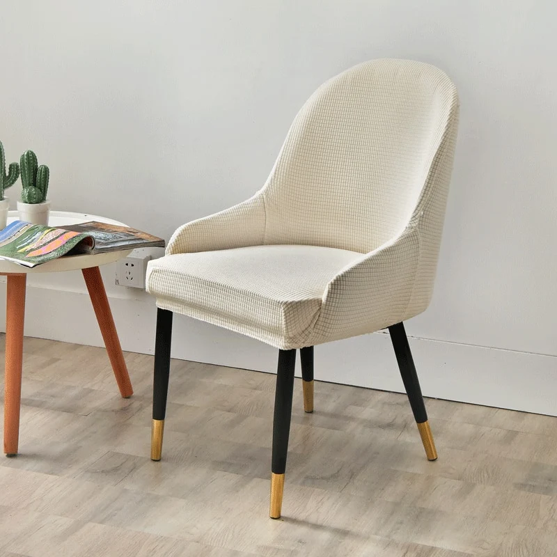 Housse de chaise scandinave Bjorli Crème