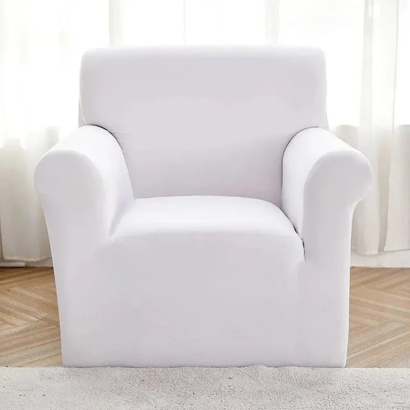 Housse de fauteuil Extensible Blanc
