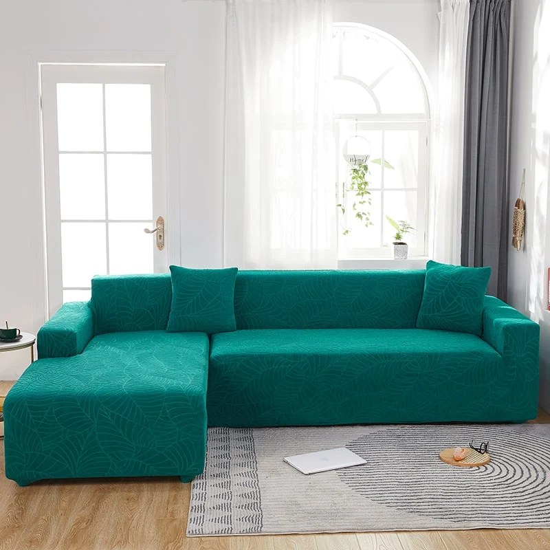 Housse de Canapé d'Angle Imperméable Blue Chill