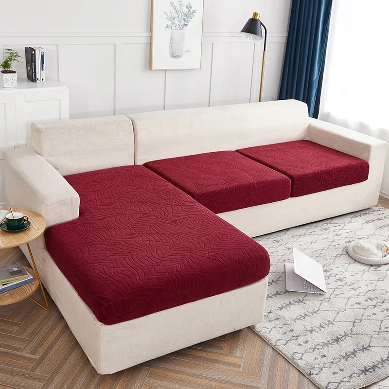 Housse Imperméable Bordeaux pour coussin de Canapé