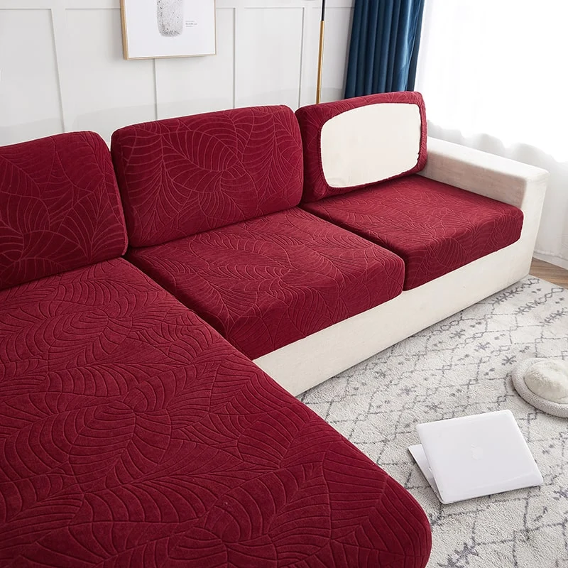 Housse Imperméable Bordeaux pour coussin de Canapé