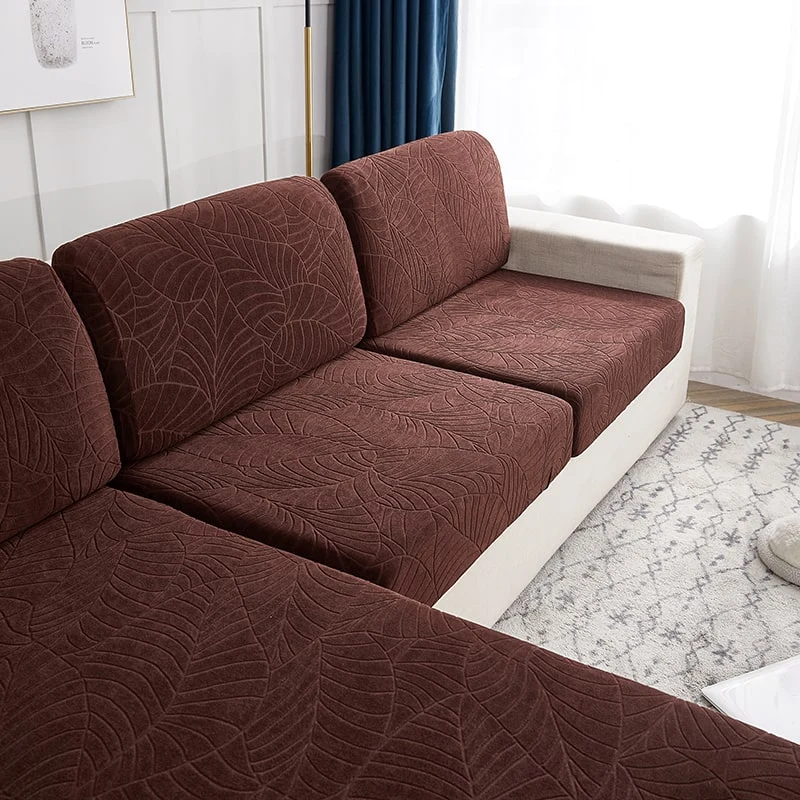 Housse Imperméable marron pour coussin de Canapé