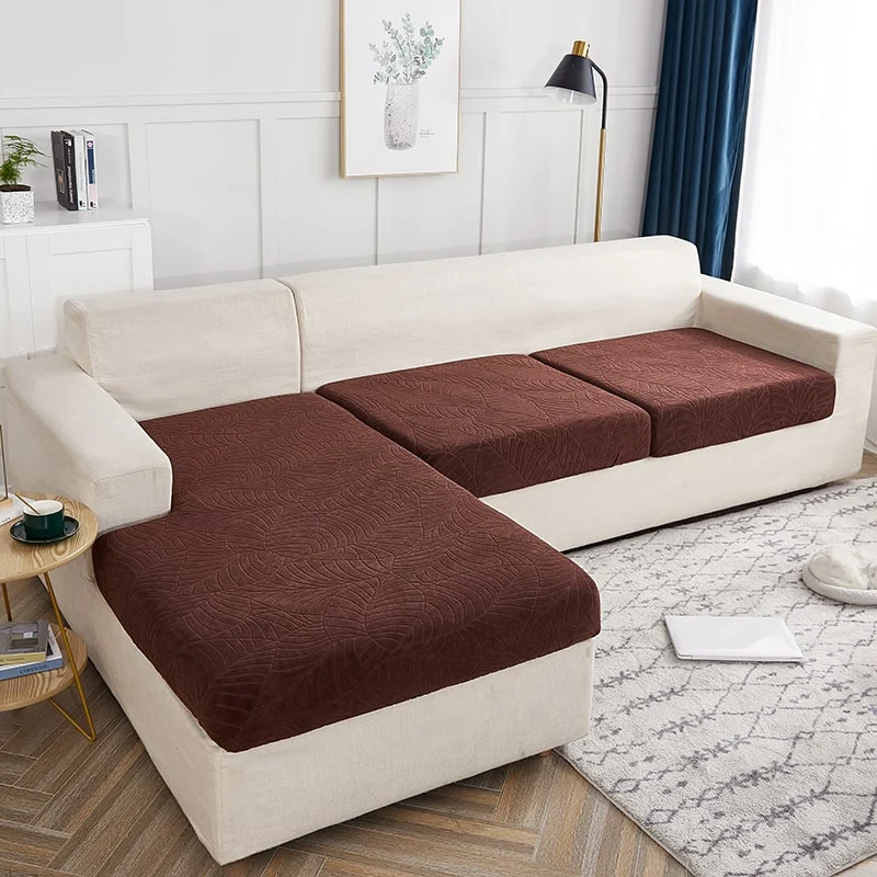 Housse Imperméable marron pour coussin de Canapé