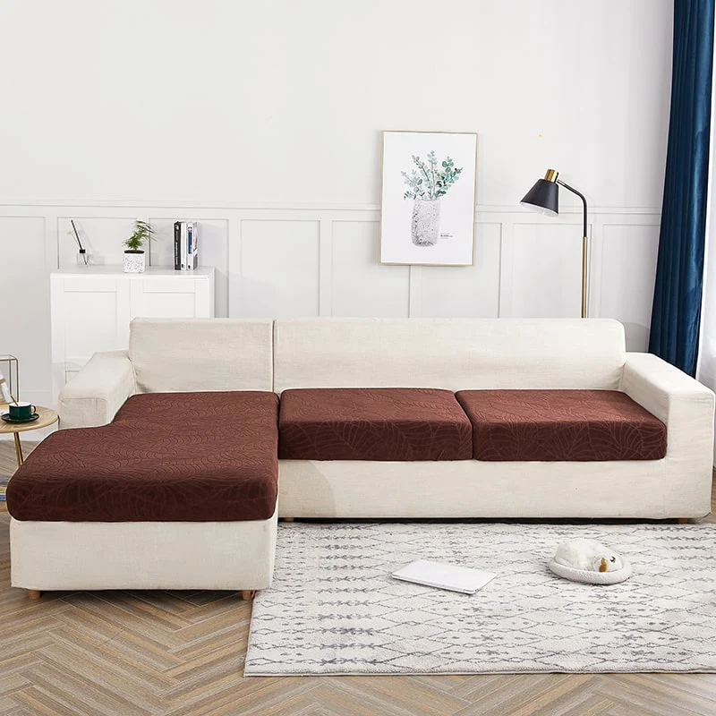 Housse Imperméable marron pour coussin de Canapé
