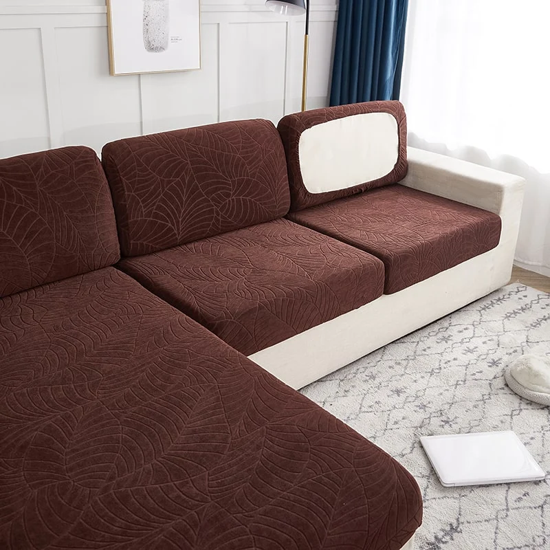 Housse Imperméable marron pour coussin de Canapé