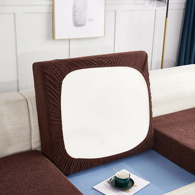 Housse Imperméable marron pour coussin de Canapé